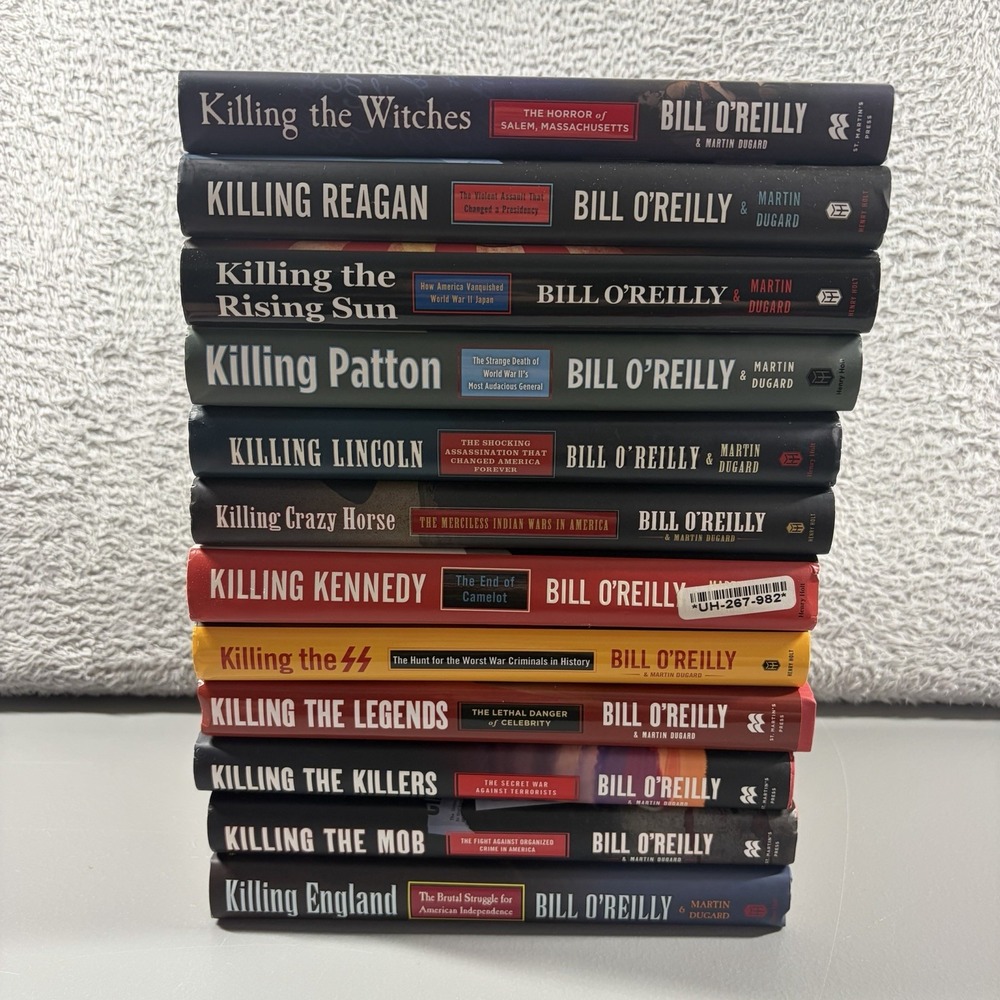 Bill O'Reilly Killing Series Book Bundle Lot of 12 Hard Cover Excellent!